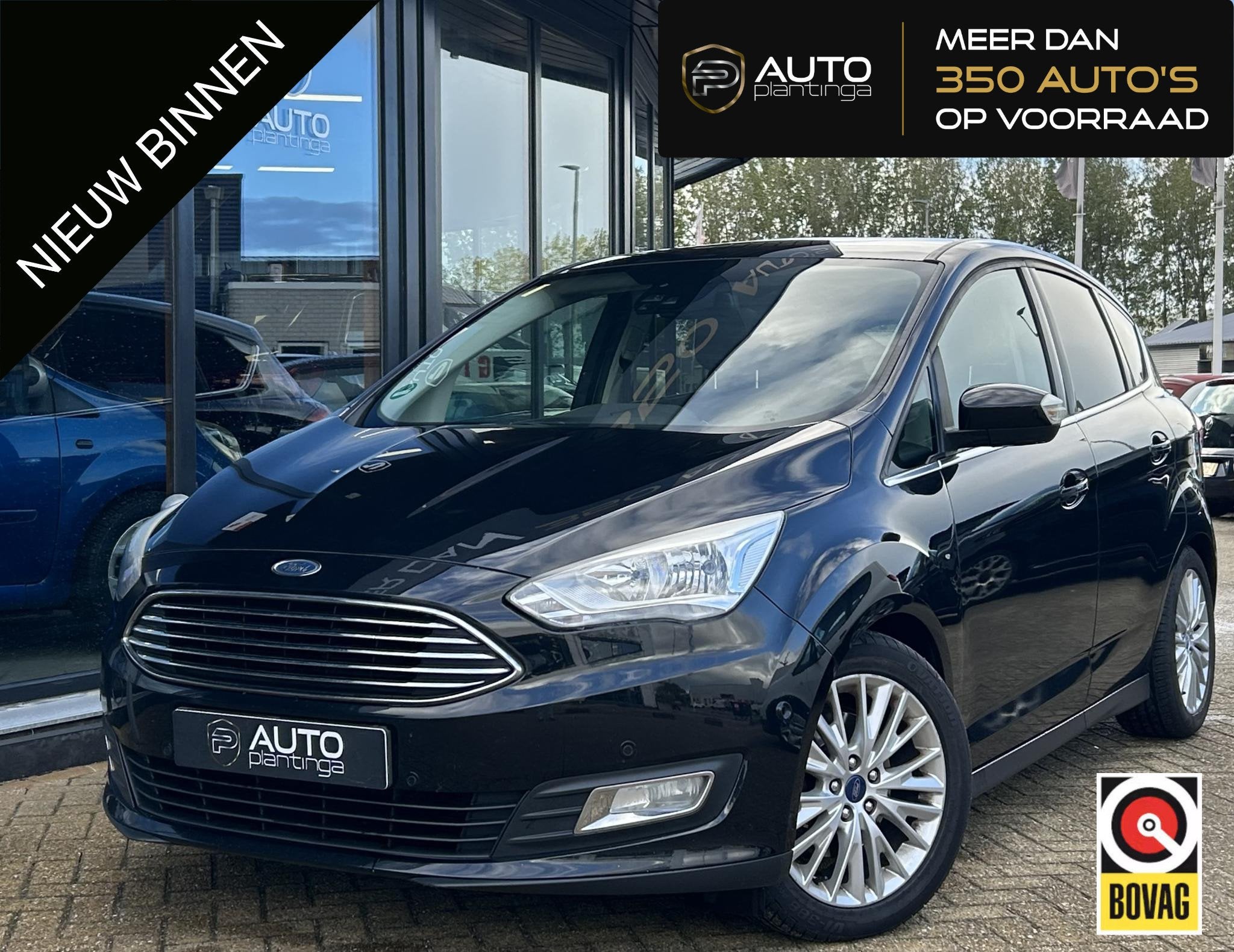 Ford C-Max 1.5 Titanium 150PK | AUTOMAAT | Distributieriem V, Euro 6, 4 cilinders, 150 pk, Zwart
