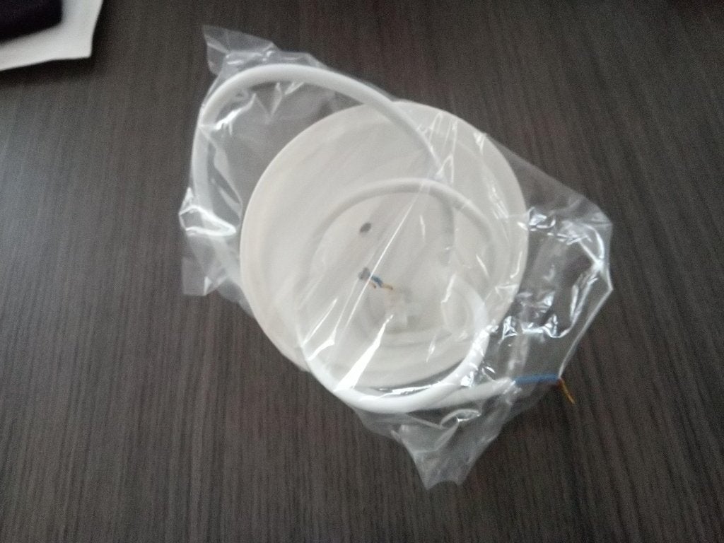 Witte plastic plafondkap, Ophalen of Verzenden, Zo goed als nieuw, Kunststof