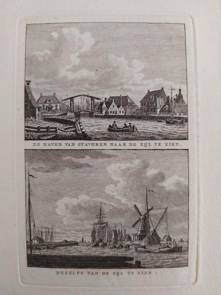 263-264 / Haven Stavoren naar en van de Zijl te zien, Antiek en Kunst, Ophalen of Verzenden