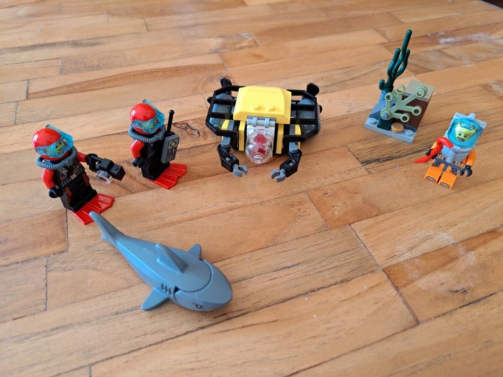 Lego City 60091 Diepzee Starter Set compleet met instructies, Compleet, Lego, Ophalen of Verzenden, Complete set