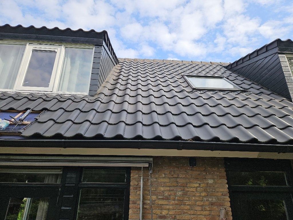 Dakpannen nieuw restpartij 30 m2, Ophalen, Steen of Klei, Zwart, Nieuw