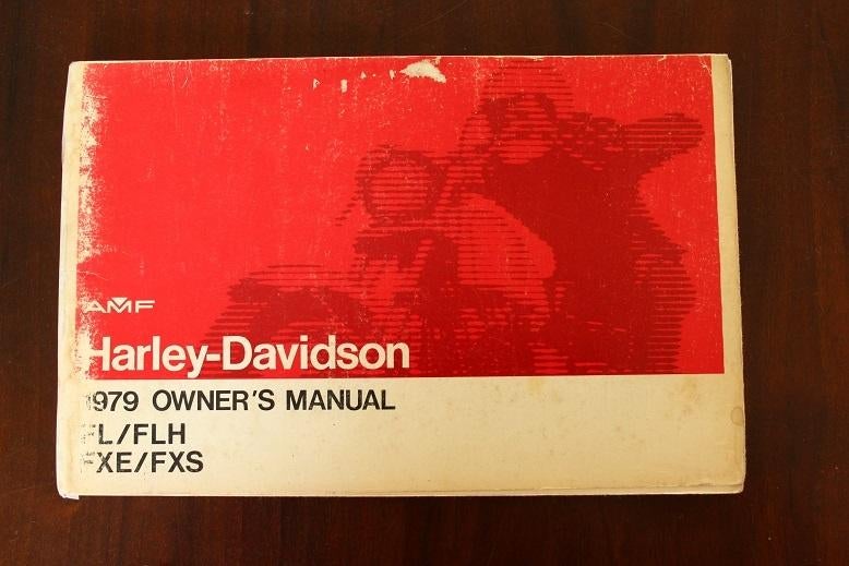 Harley Davidson FL FLH FXE FXS 1979  owner's manual, Motoren, Ophalen of Verzenden, Harley-Davidson of Buell