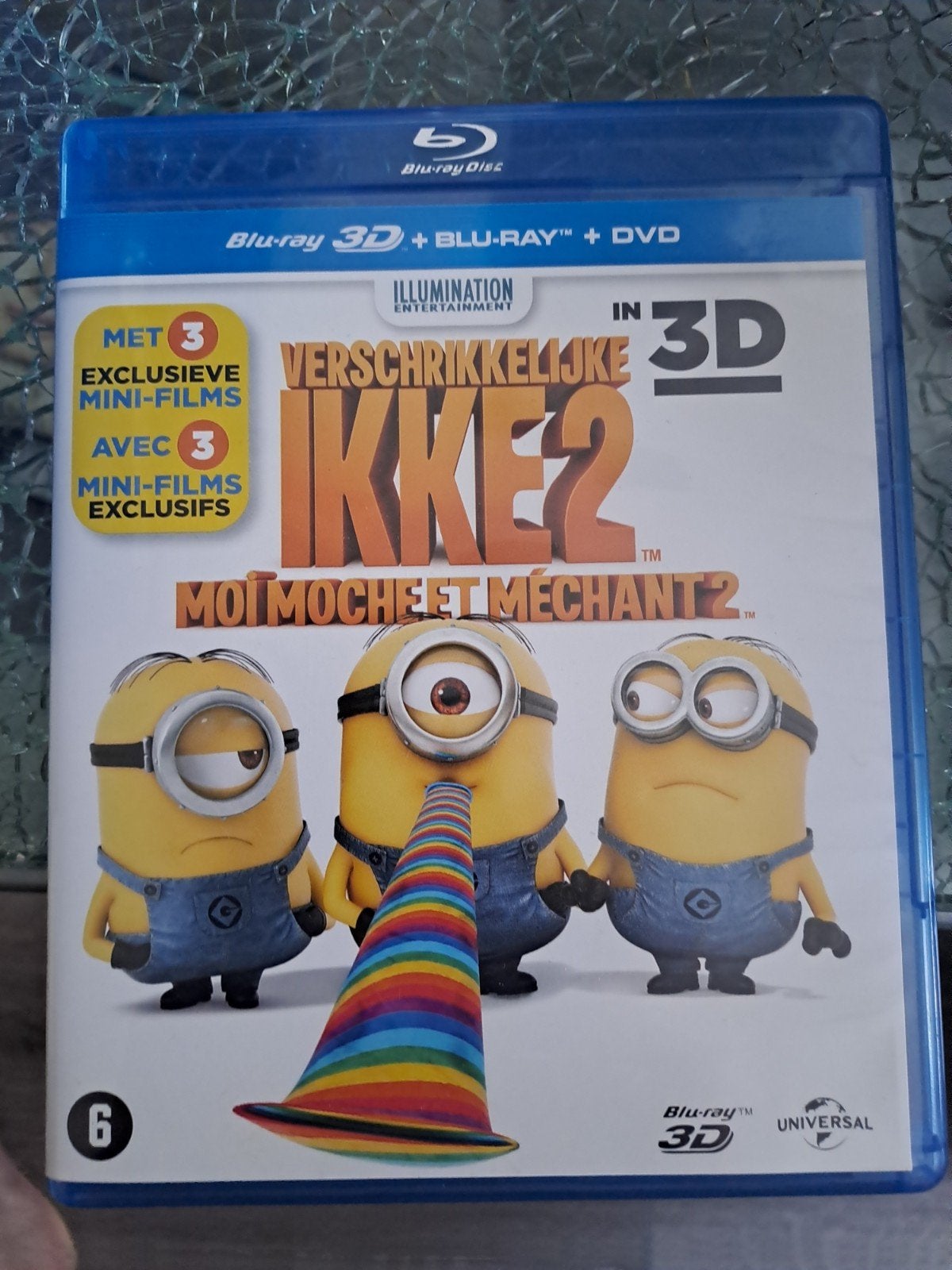 verschrikkelijke ikke 2 (3D brd brd dvd), Ophalen of Verzenden, Zo goed als nieuw
