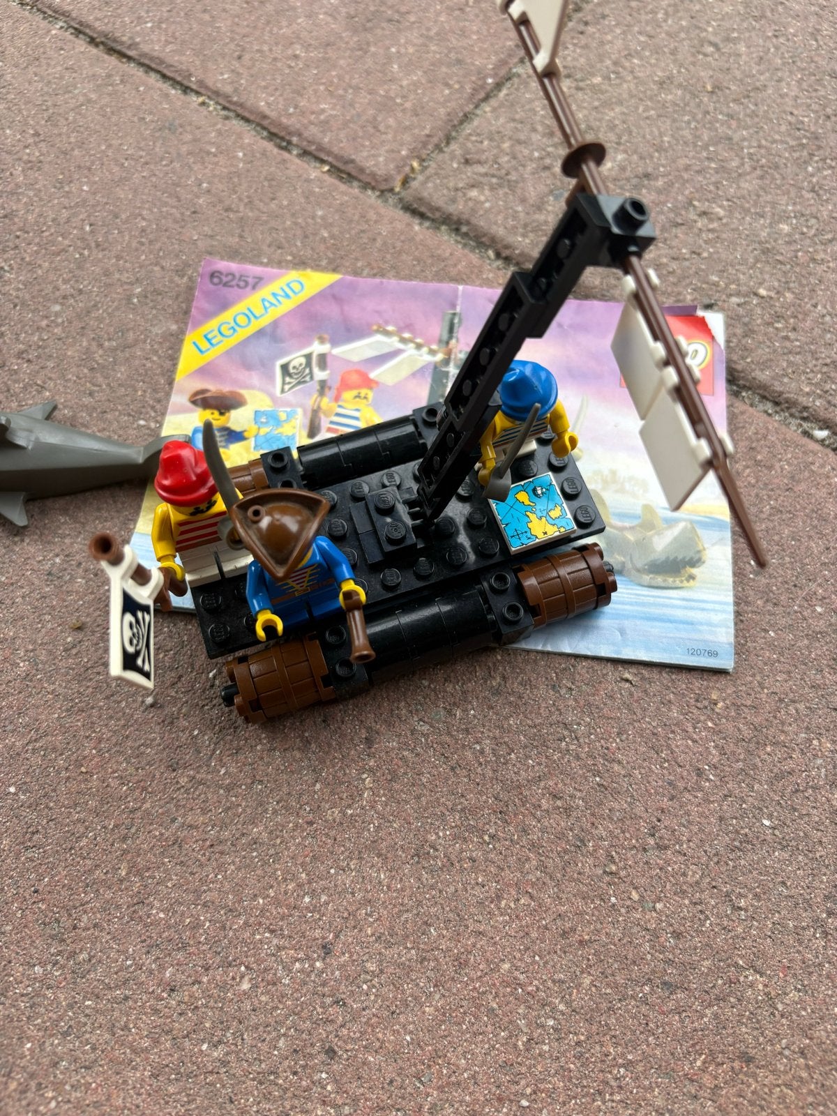 Lego Pirates Vlot met 3 Minifiguren en Instructies (6257), Ophalen, Gebruikt, Lego, Pirates