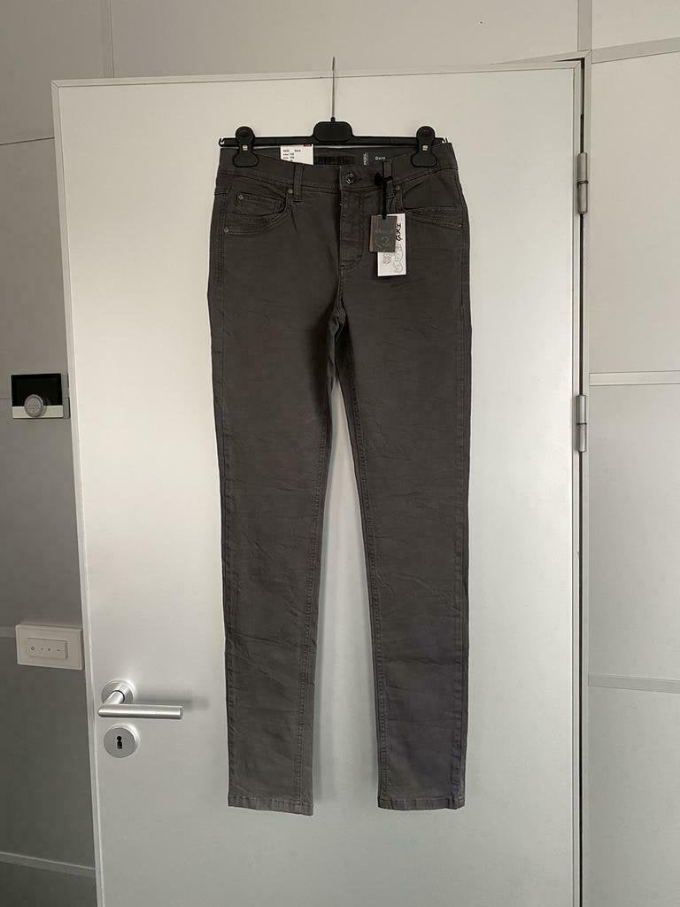 F1245 Nieuw: Angels: spijkerbroek jeans 36=S broek L32 grijs, Nieuw, Ophalen of Verzenden, W28 - W29 (confectie 36), Angels