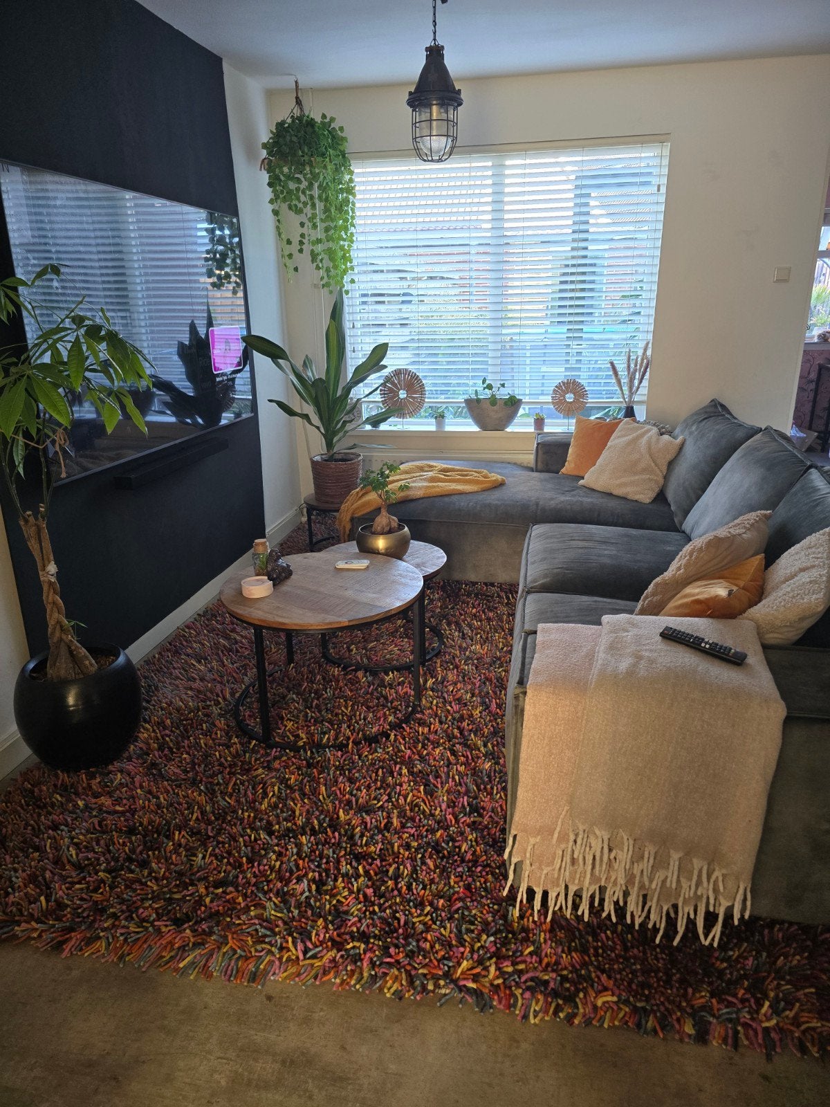 supper mooi Brinker Vloerkleed Angora Multi 240x340 wol, Huis en Inrichting, Stoffering | Tapijten en Kleden, Ophalen, Gebruikt
