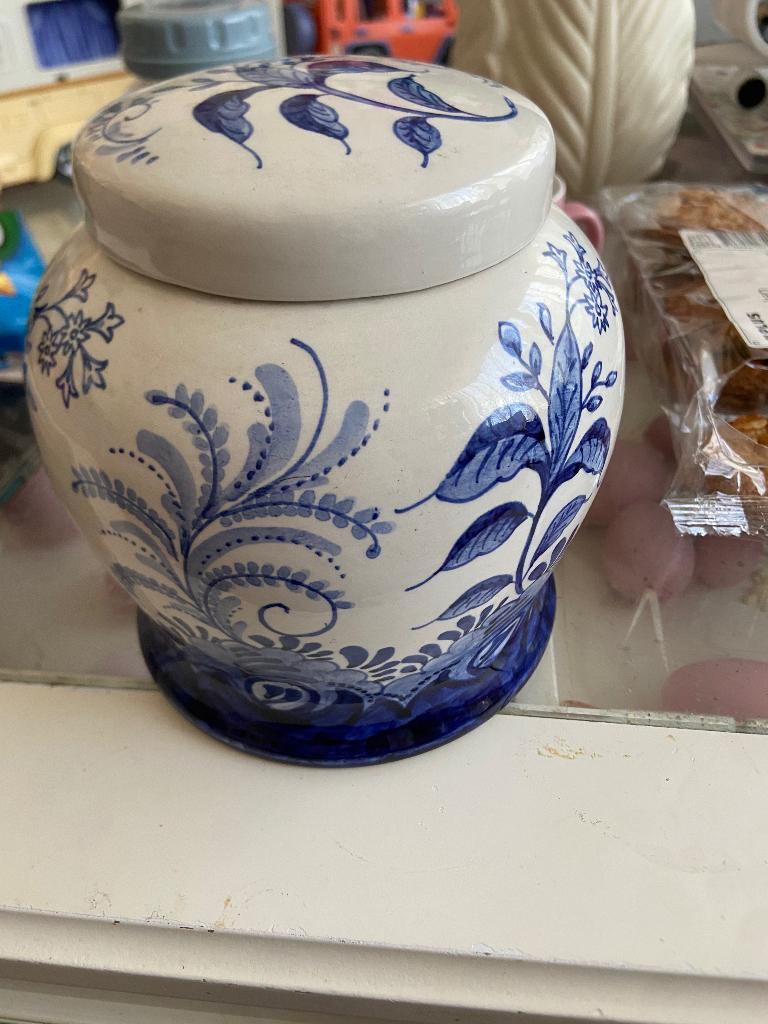 antieke aurora workum dekselpot, Antiek en Kunst, Antiek | Keramiek en Aardewerk, Ophalen of Verzenden