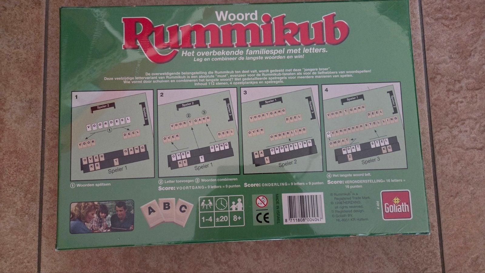 Woord Rummikub NIEUW IN DOOS, Hobby en Vrije tijd, Gezelschapsspellen | Bordspellen, Een of twee spelers, Ophalen of Verzenden
