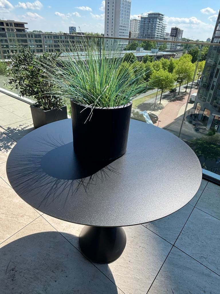 Palissade Cone tuintafel 90 antraciet, Ophalen of Verzenden, Gebruikt, Rond, Metaal