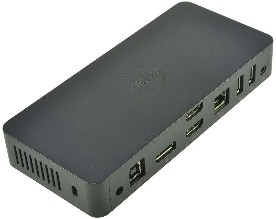 Dell USB 3.0 Ultra HD Triple Video Docking D3100 65W adapter, Computers en Software, Docking station, Ophalen of Verzenden, Zo goed als nieuw