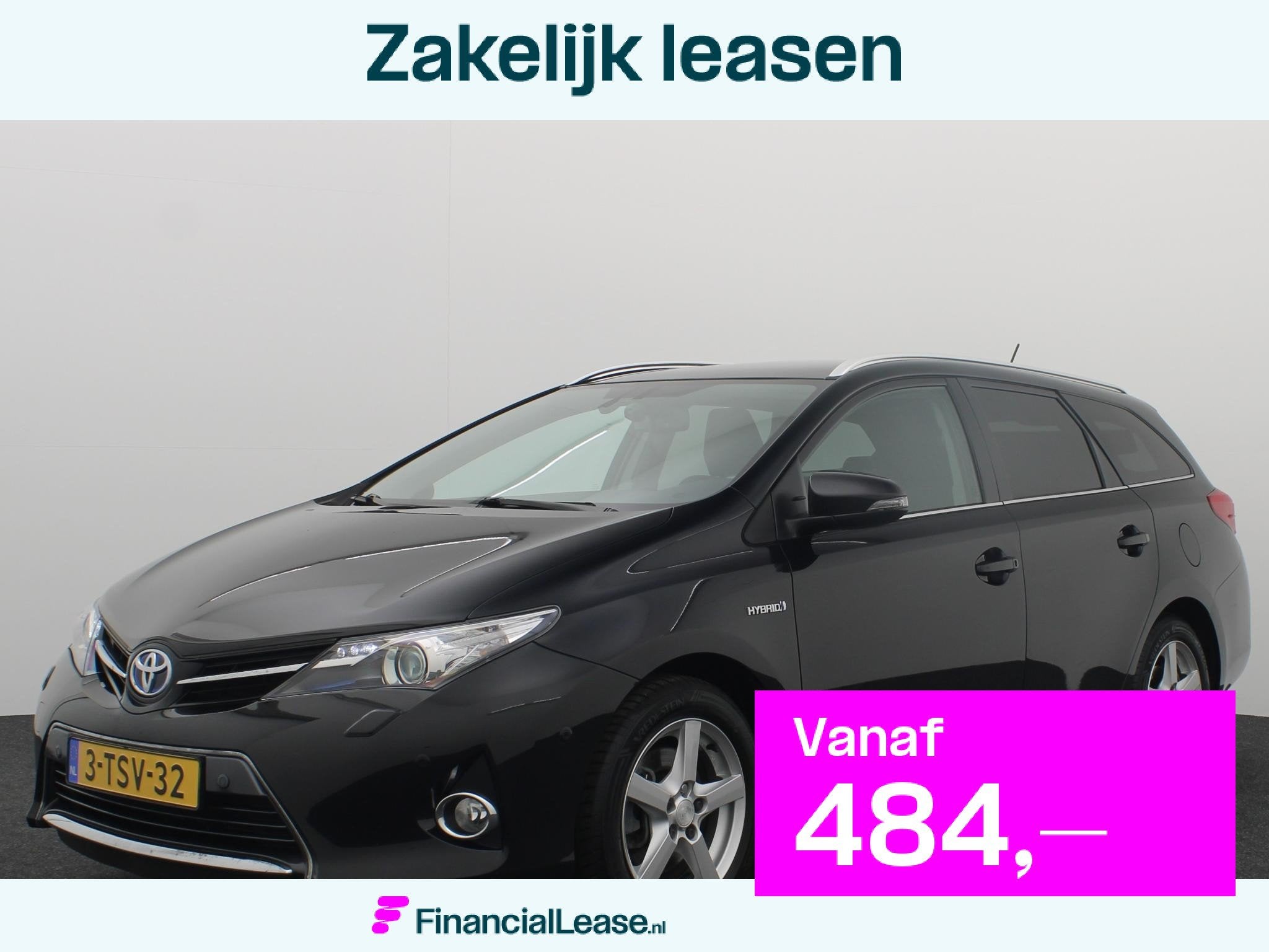 Toyota Auris Touring Sports 1.8 Hybrid Lease+ PANORAMADAK /, Euro 5, Gebruikt, Zwart, Origineel Nederlands