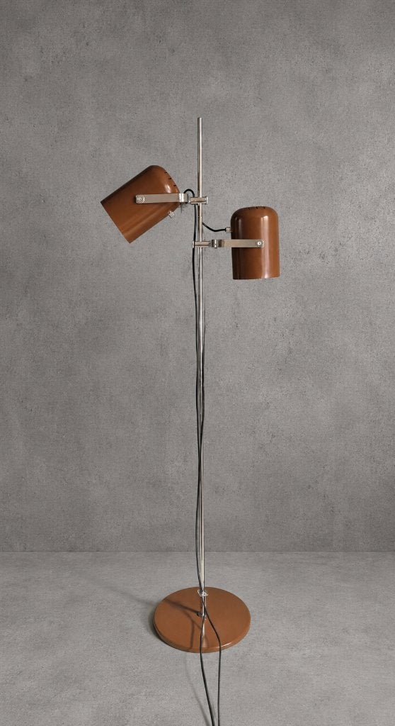 Vintage vloerlamp - Gepo | 2 spots | origineel - Jaren 70, -, -, Zo goed als nieuw, Vintage design space age mid century retro