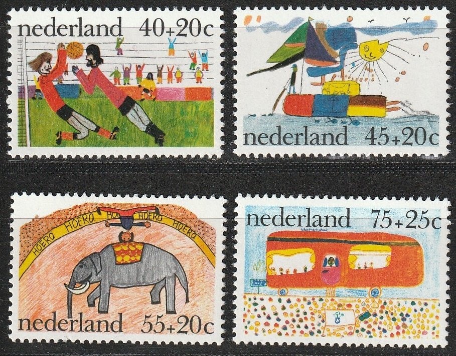 Nederland 1976 1103/1106 Kind, Postfris, Postzegels en Munten, Postzegels | Nederland, Ophalen of Verzenden, Na 1940, Postfris