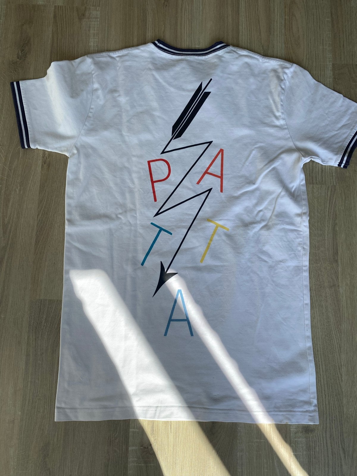 Patta T-shirt met bliksemprint - Maat S, Ophalen of Verzenden, Zo goed als nieuw, Maat 46 (S) of kleiner, Wit