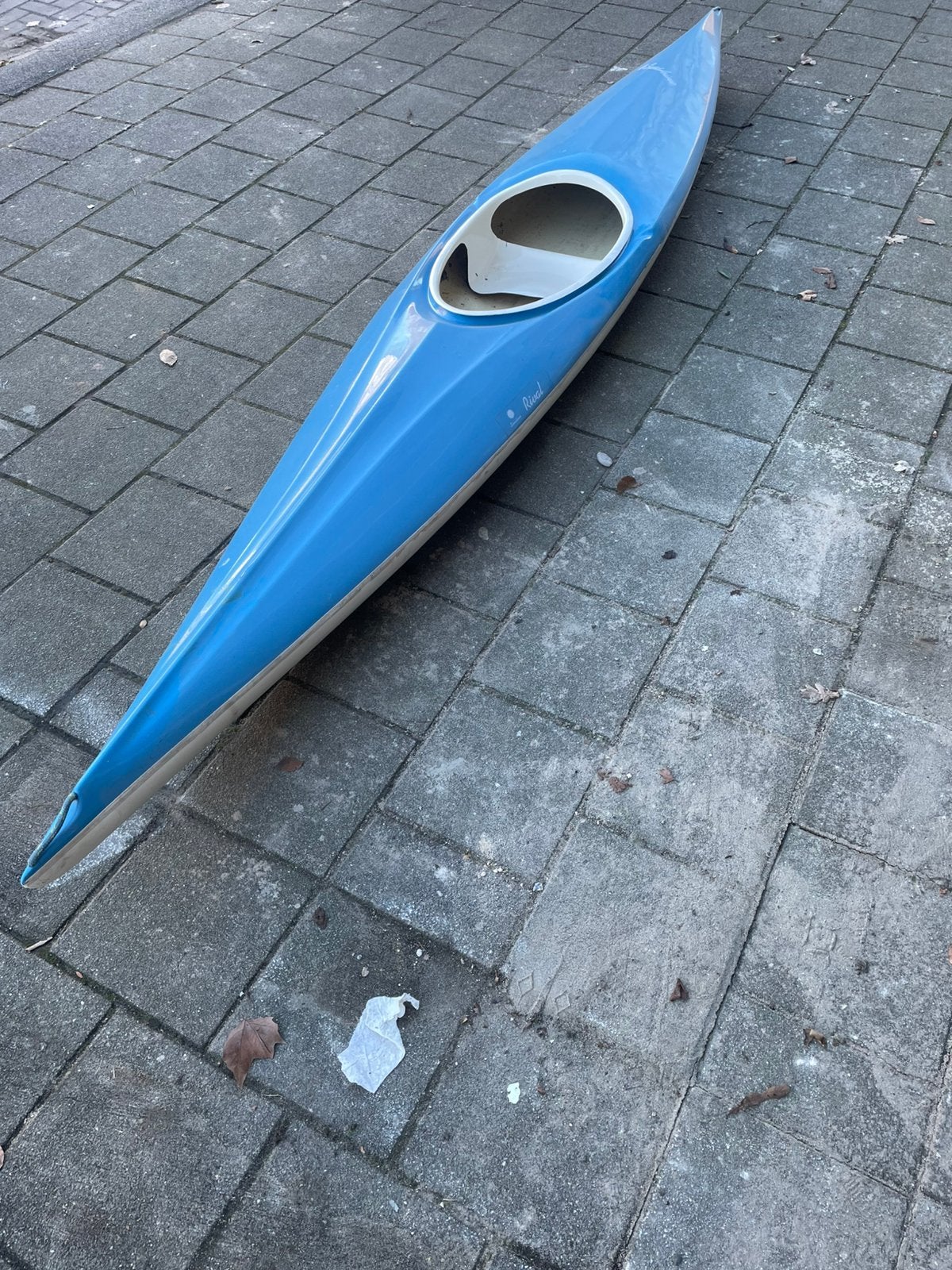Blauwe kinderkano, Watersport en Boten, Kano's, Ophalen, Zo goed als nieuw, Eén persoon, Overige typen