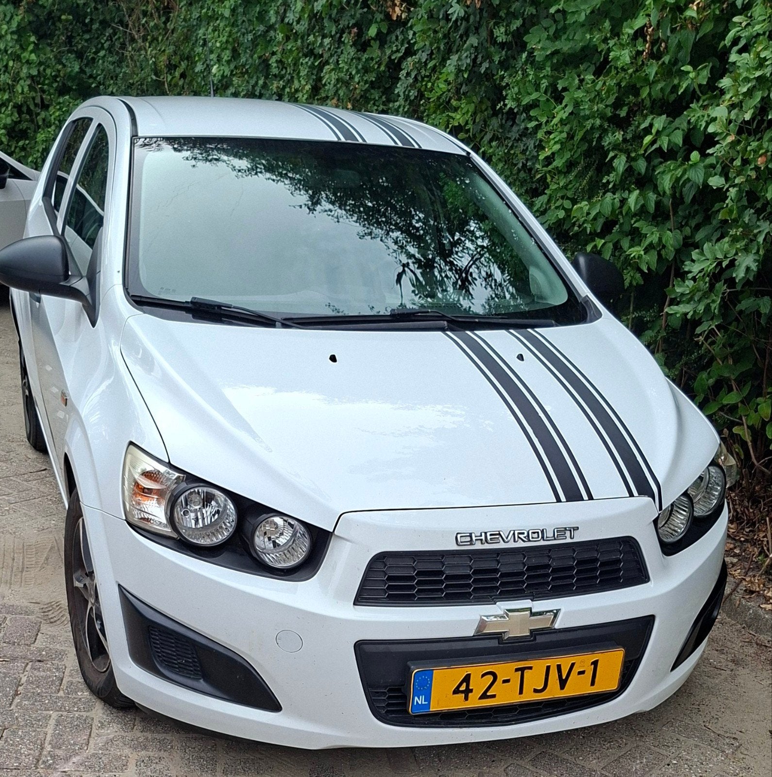 Witte Chevrolet Aveo, Auto's, Chevrolet, Particulier, Aveo, ABS, Airbags, Airconditioning, Centrale vergrendeling, Cruise Control