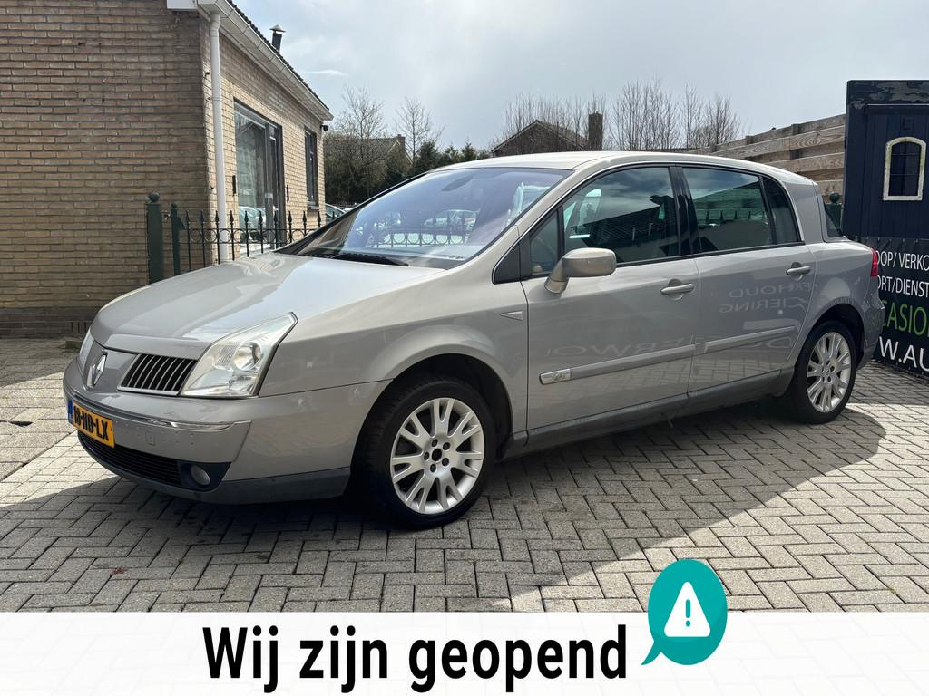Renault Vel Satis 2.0 16V Turbo Expression | zeer nette auto, Auto's, Voorwielaandrijving, 1998 cc, Stof, Gebruikt