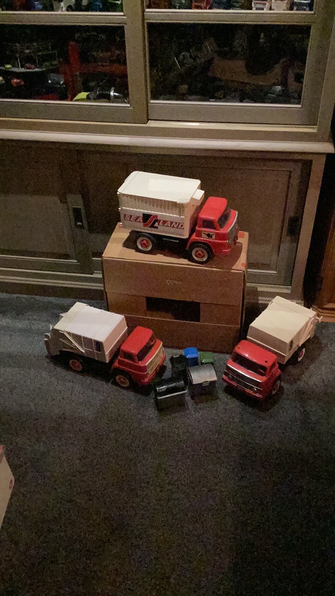 3x BIG Hanomag Henschel vrachtwagen, Ophalen of Verzenden, Gebruikt