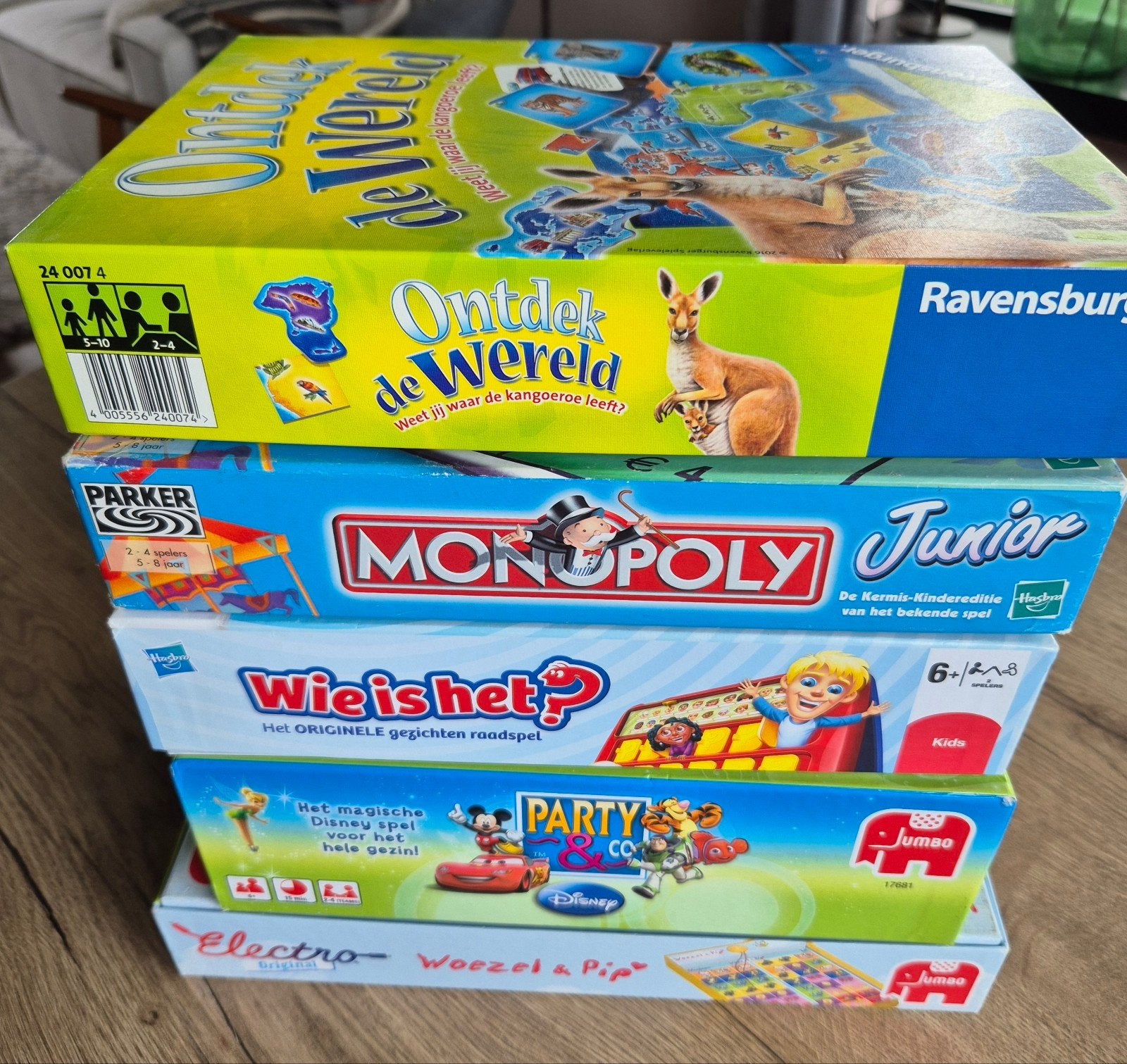 5 mooie complete (kinder)spellen nieuwstaat, Ophalen of Verzenden, Zo goed als nieuw