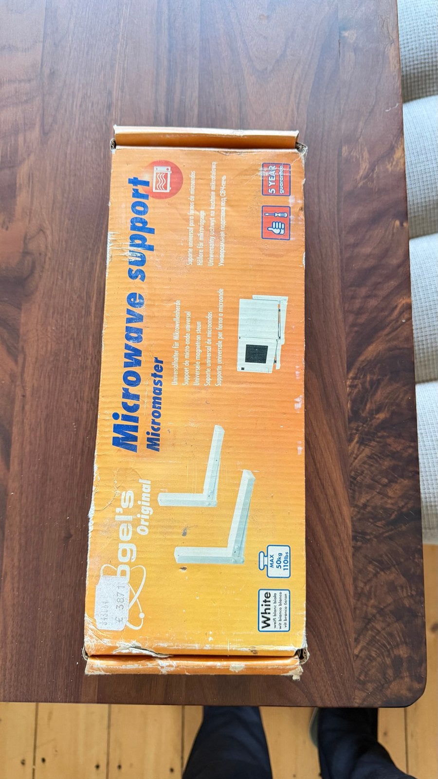 Magnetronsteun - Micromaster - Wit - Max 50kg, Ophalen, Nieuw