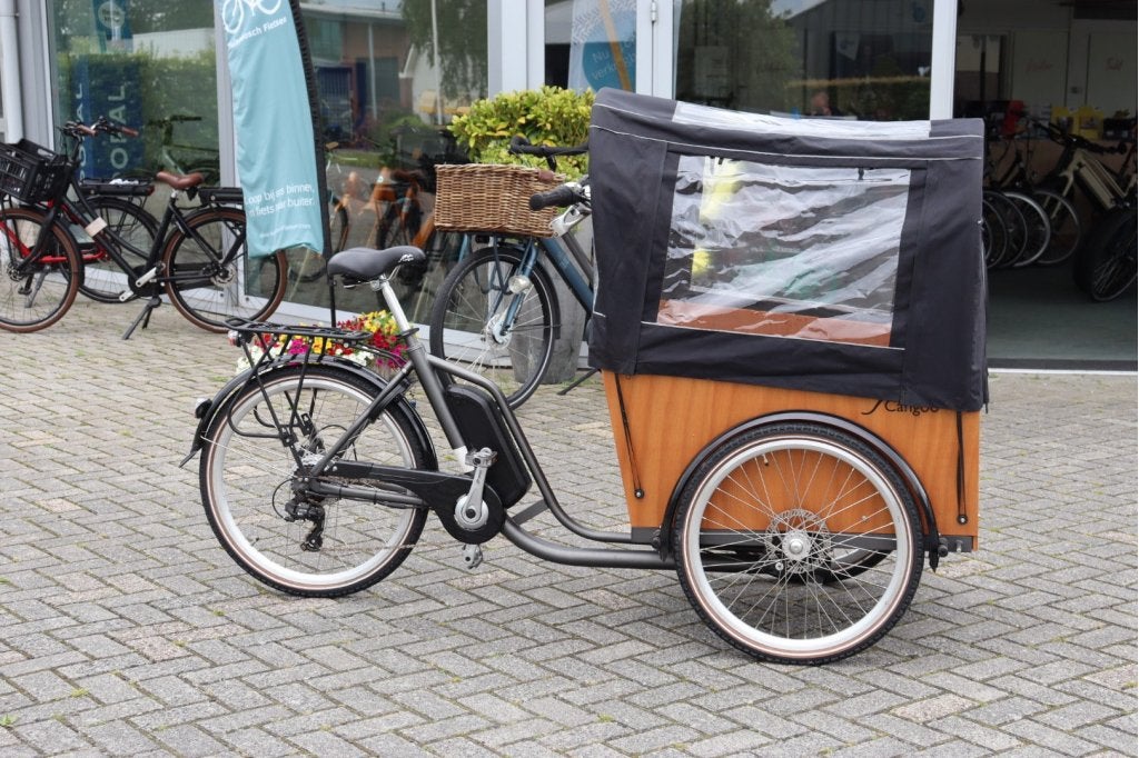 Cangoo Easy-e l Elektrisch bakfiets l 1100km l 3mnd garantie, Fietsen en Brommers, Fietsen | Bakfietsen, Overige merken, 4 kinderen of meer