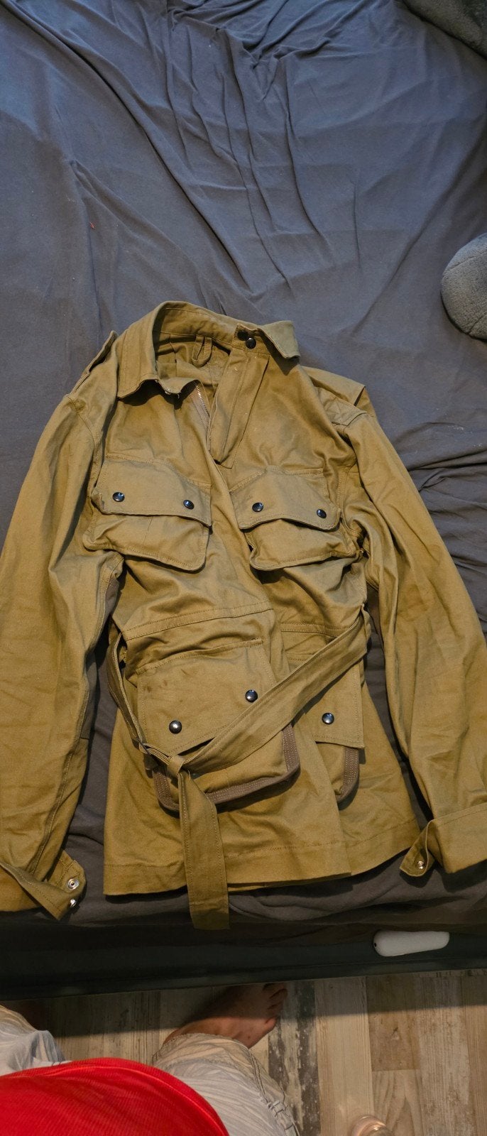 M42 101st airboirne jump Jacket, Ophalen of Verzenden, Landmacht, Amerika, Kleding of Schoenen