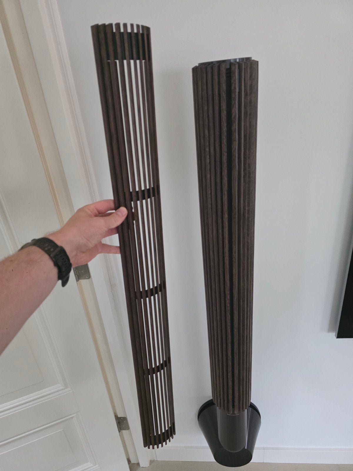 Bang & Olufsen Beolab 28 Speakers: Houten cover Oak, 150 watt of meer, Speakerset, Ophalen of Verzenden, Zo goed als nieuw