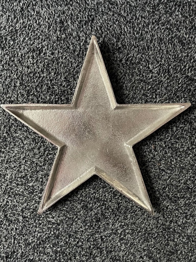 Stervormig decoratieplateau van IJzer – 33 cm, Diversen, Ophalen of Verzenden, Nieuw
