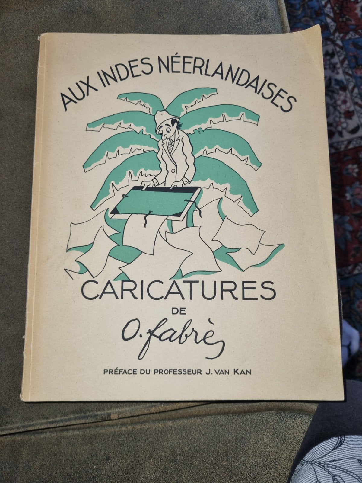 cartoons Indonedië AUX INDES NÉERLANDAISES Batavia 1933, Boeken, Ophalen of Verzenden, Gelezen, Cartoons