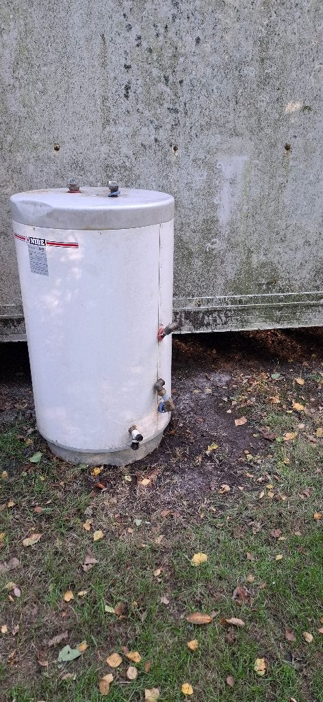 2 x Nibe buffervat, 160 liter, Ophalen, Gebruikt, 100 liter of meer, Boiler
