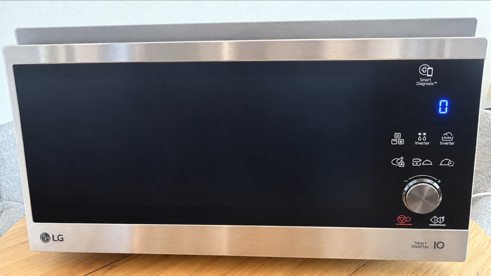 LG Combimagnetron MJ3965ACS Zo goed als nieuw, Combimagnetron, Grill, Ophalen of Verzenden, Zo goed als nieuw