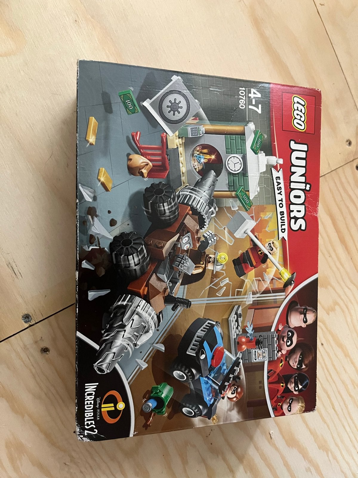 Lego Juniors Incredibles 2 - De Grote Bankoverval (10760), Lego, Ophalen of Verzenden, Zo goed als nieuw, Compleet