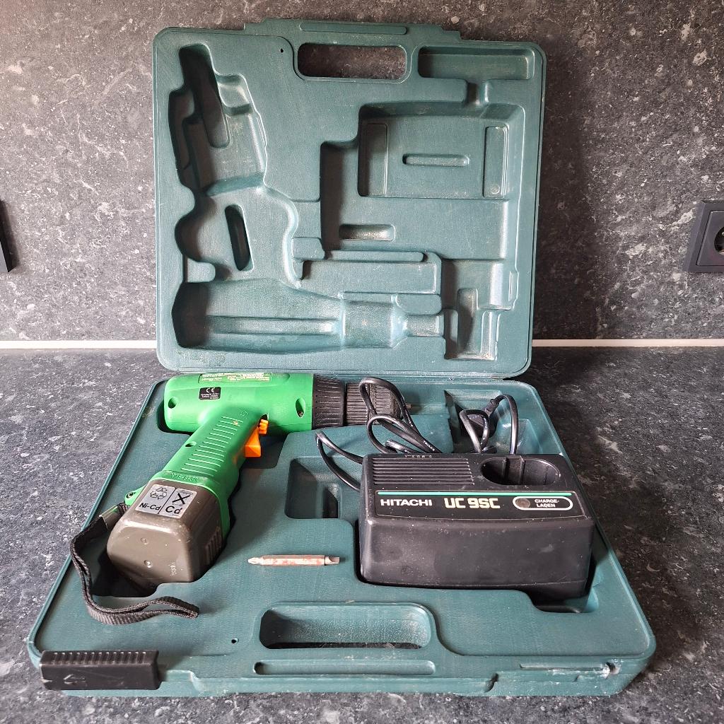 Hitachi accu schroefmachine, Ophalen, Gebruikt