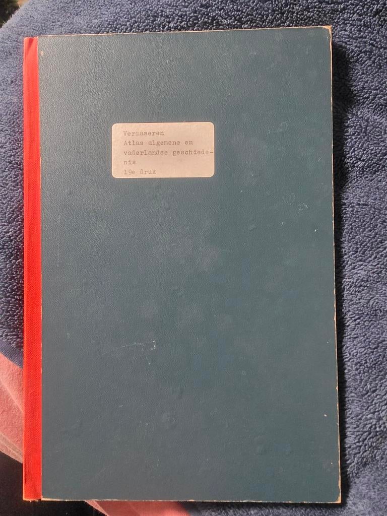 Vermaseren Atlas Alg en Vaderlandse Geschiedenis 19e dr, Boeken, Atlassen en Landkaarten, Ophalen of Verzenden