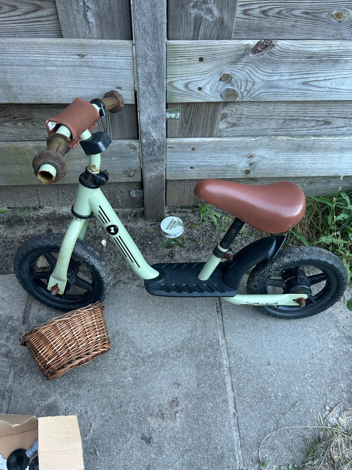 loopfiets met mandje, Fietsen en Brommers, Ophalen, Gebruikt, Minder dan 16 inch