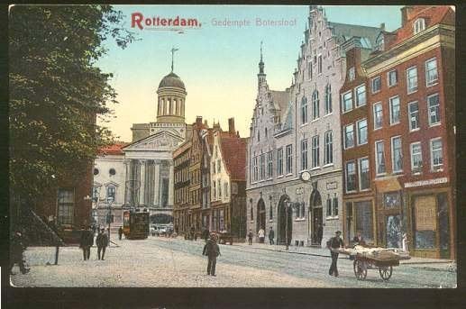Rotterdam - Gedempte Botersloot, Ophalen of Verzenden, Voor 1920, Gelopen, Zuid-Holland