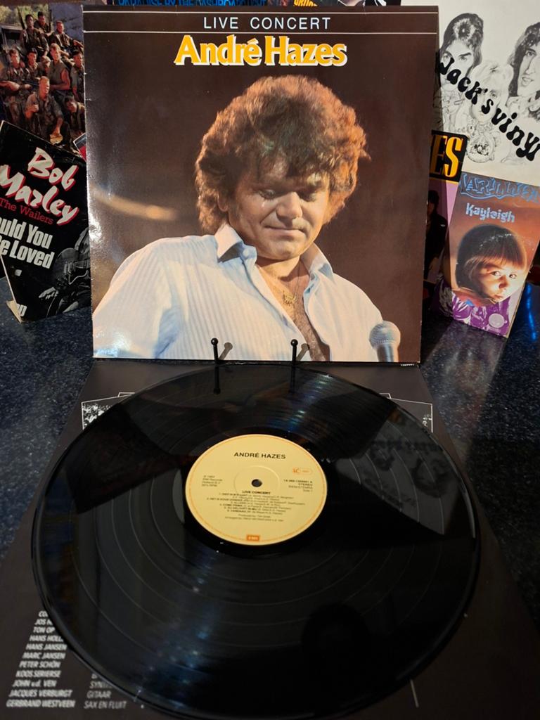 André Hazes - Live Concert LP (1983), Gebruikt, Overige formaten, 1980 - 1989, Ophalen of Verzenden