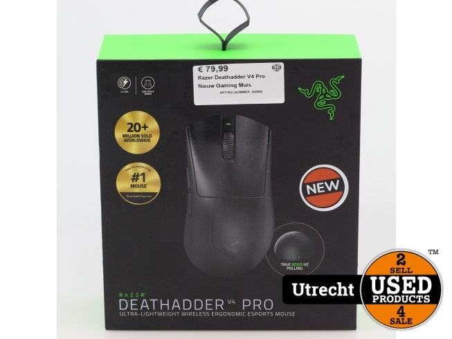 Razer Deathadder V4 Pro Nieuw Gaming Muis, Razer, Nieuw, Support@razer.com, Razer Inc.,
9 Pasteur,
Irvine, CA 92618,
United States