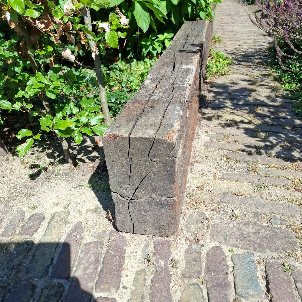 houten biels, Tuin en Terras, Bielzen en Borders, Ophalen, Gebruikt, 25 tot 50 cm, Biels