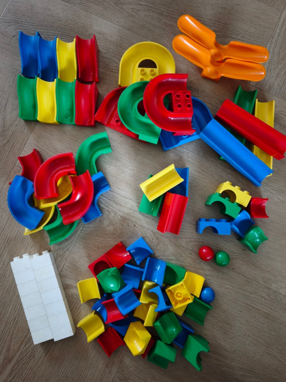 Hubelino knikkerbaan Duplo, Ophalen, Gebruikt, Overige merken