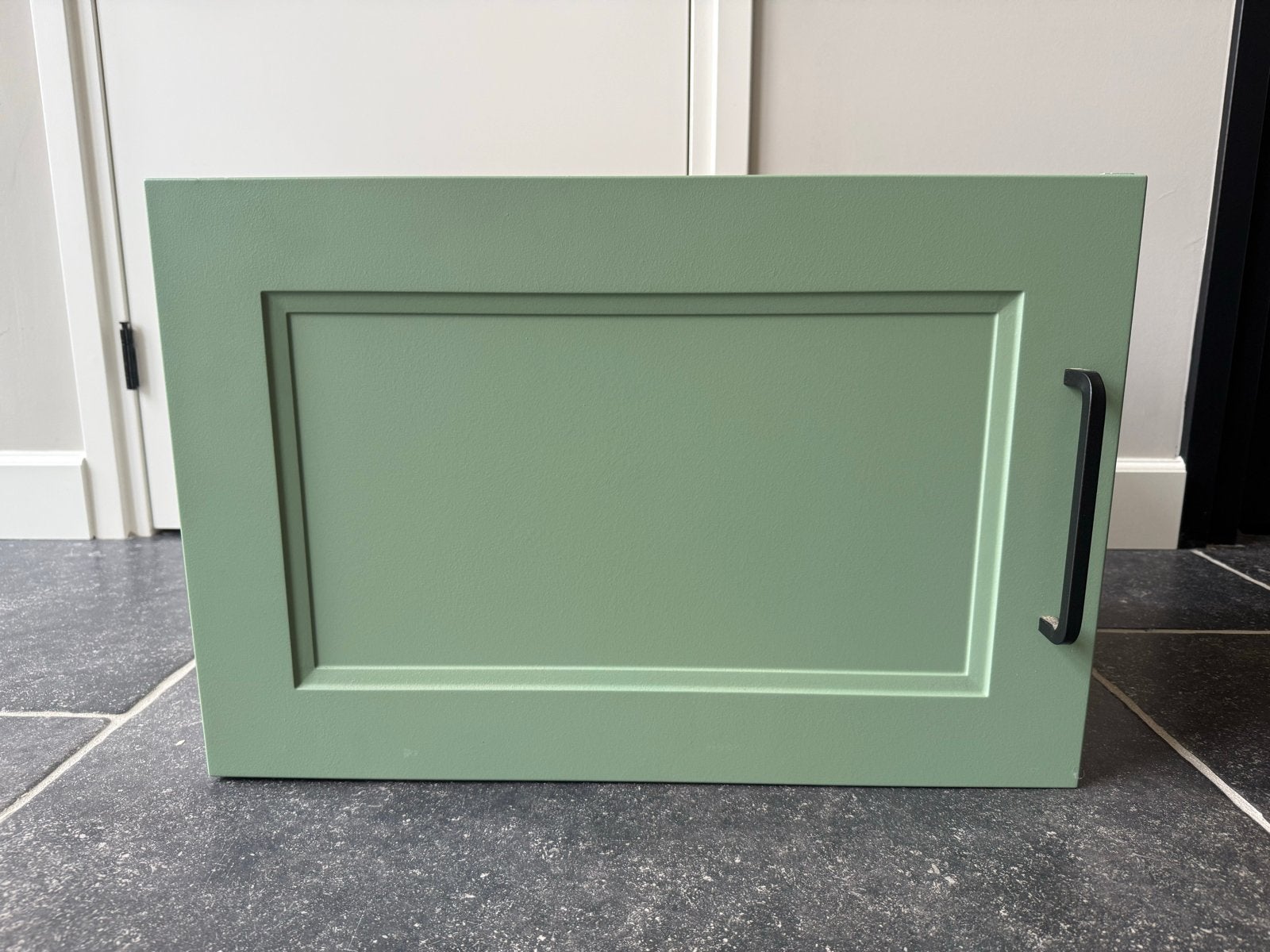 IKEA Axstad deur groen met Metod bovenkast en Borghamn handg, Ophalen, Zo goed als nieuw, Groen