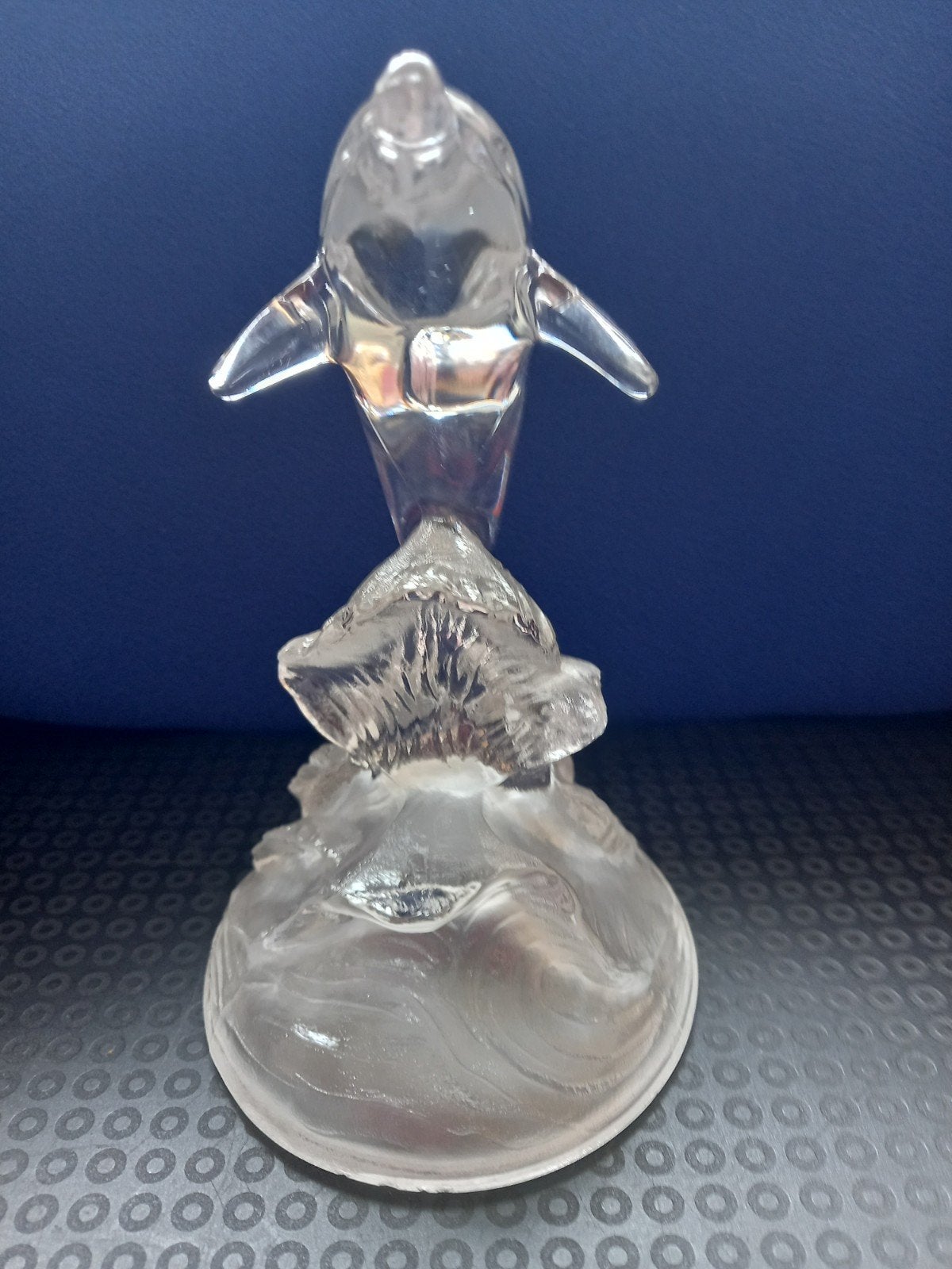 Dolfijn glazen beeld kristal 18 cm hoog, Ophalen of Verzenden, Zo goed als nieuw, Dier