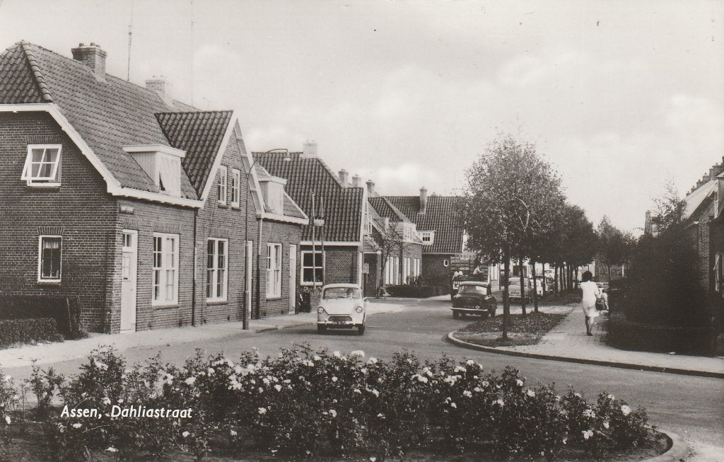 Assen    oude DAF, Verzamelen, Ophalen of Verzenden, 1940 tot 1960, Ongelopen, Drenthe
