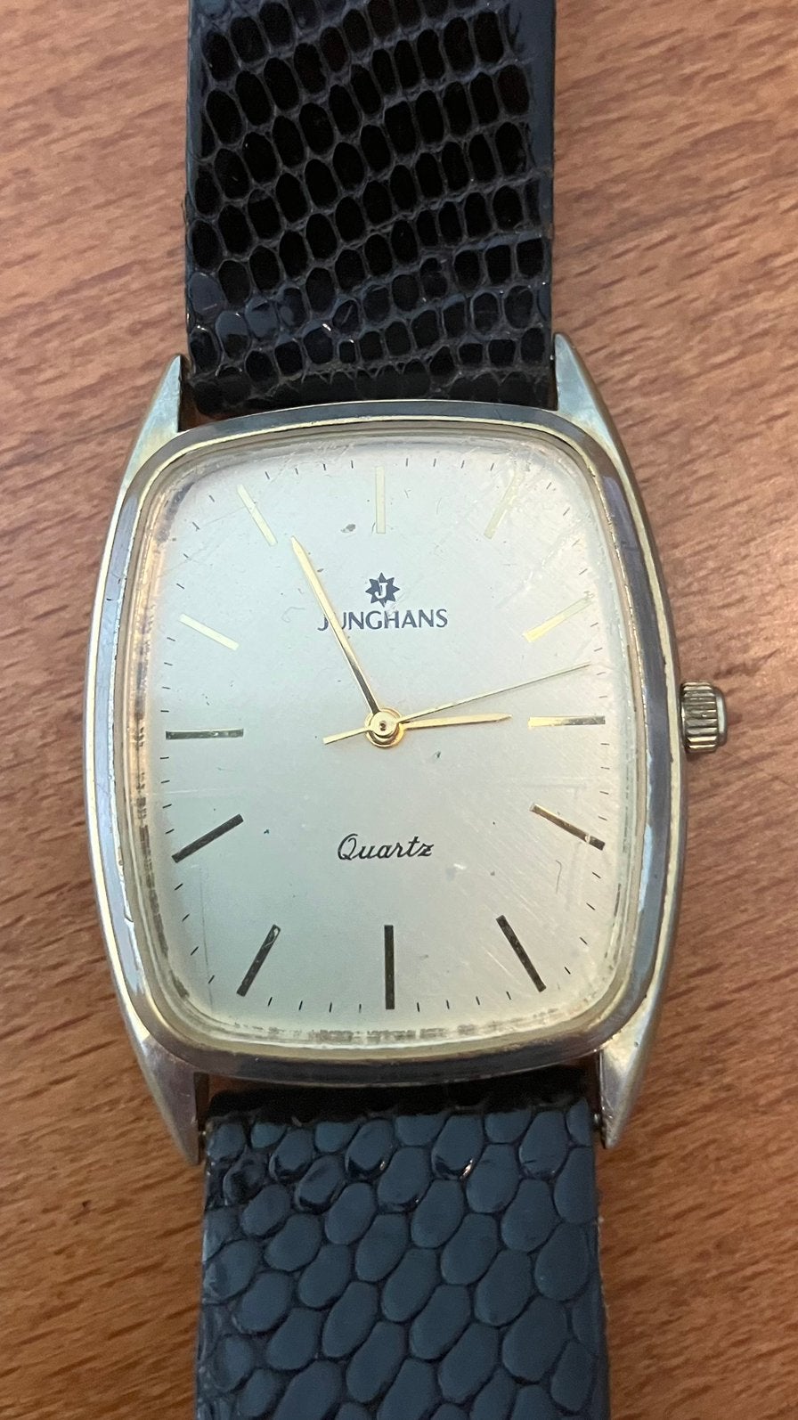 Junghans quartz horloge, Ophalen of Verzenden, Staal, Overige merken, 1960 of later