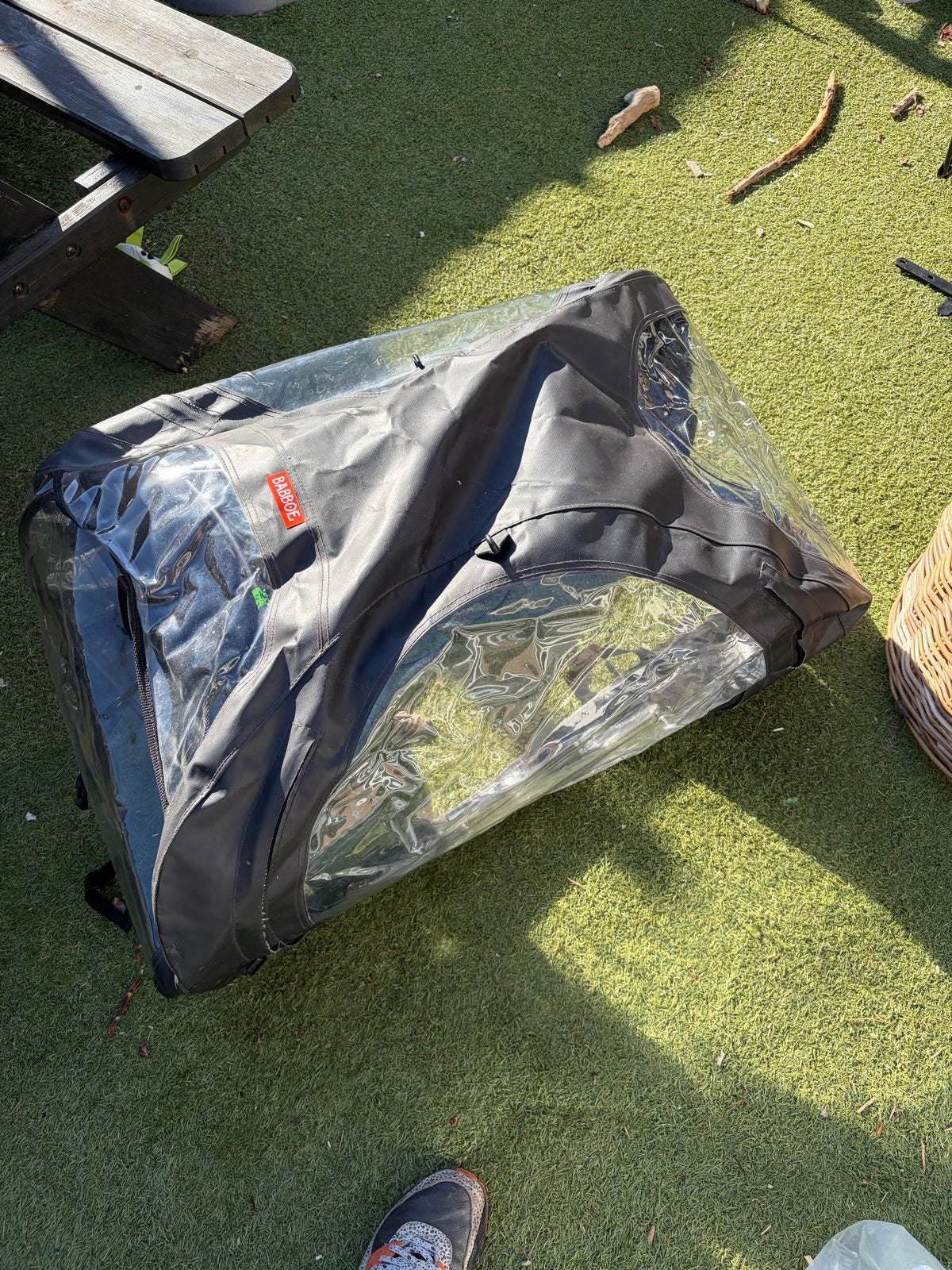 Babboe City Regenhuif - Bescherming voor Bakfiets, Ophalen, Gebruikt