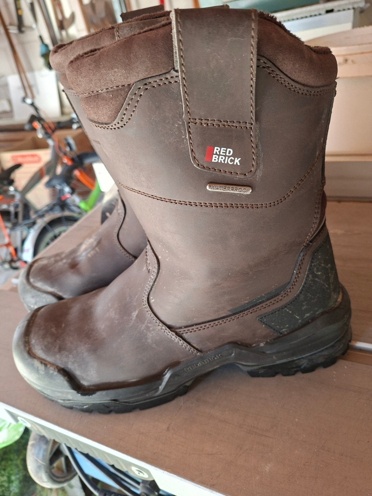 Redbrick Werkschoenen Maat 46 - Bruin, Gedragen, Ophalen, Redbrick, Bruin, Zo goed als nieuw