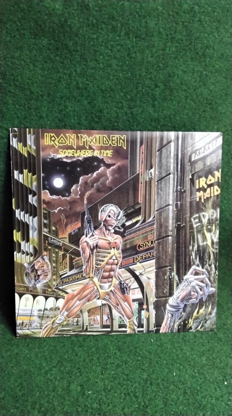 IRON MAIDEN, Cd's en Dvd's, Vinyl | Hardrock en Metal, Gebruikt, Ophalen of Verzenden