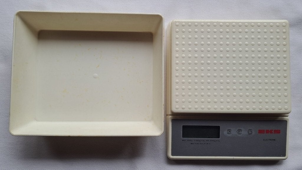 Keukenweegschaal electronisch, Kunststof, Ophalen of Verzenden, Wit, Overige typen