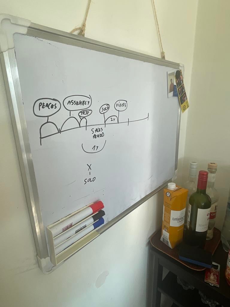 White board markers included FOR MAGIC MOMENTS, Ophalen, Whiteboard