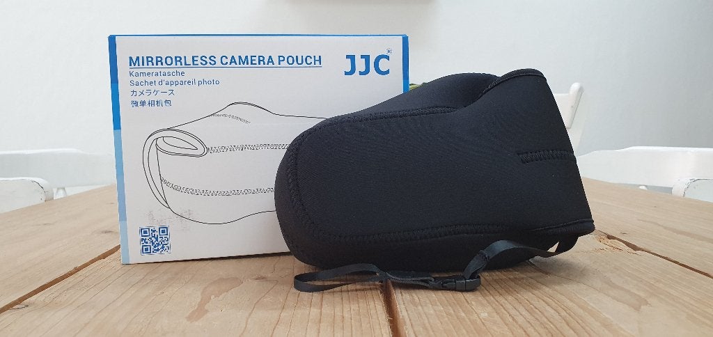 JJC Mirrorless Camera pouch / neopreen tas / cover - OC-F3BK, Overige merken, Pouch, Ophalen of Verzenden, Zo goed als nieuw